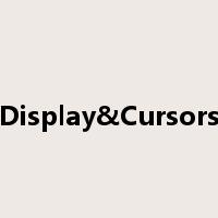 Display&Cursors是什么意思