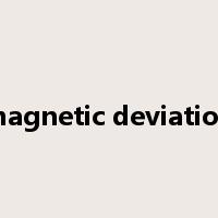 magnetic deviation是什么意思