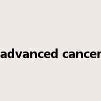 advanced cancer是什么意思
