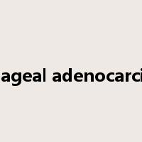 esophageal adenocarcinoma是什么意思
