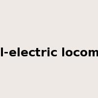 diesel-electric locomotive是什么意思