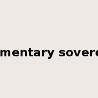 Parliamentary sovereignty是什么意思