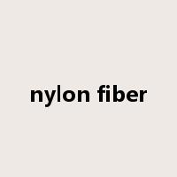 nylon fiber是什么意思