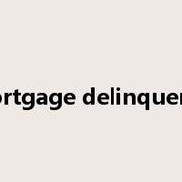 mortgage delinquency是什么意思