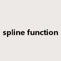spline function是什么意思