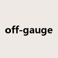 off-gauge是什么意思