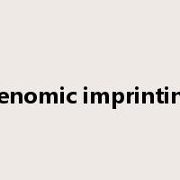 genomic imprinting是什么意思