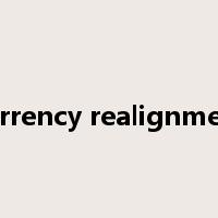 currency realignment是什么意思
