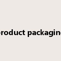 product packaging是什么意思