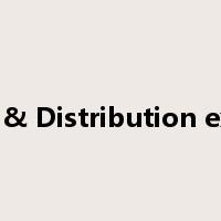 Selling & Distribution expense是什么意思