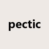 pectic是什么意思