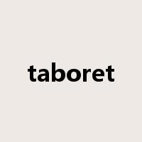 taboret是什么意思