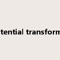 potential transformer是什么意思