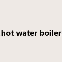 hot water boiler是什么意思