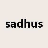 sadhus是什么意思