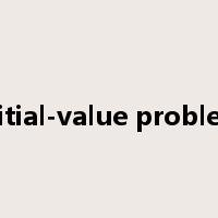 initial-value problem是什么意思
