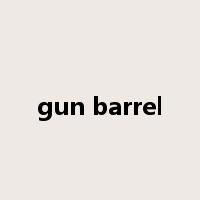 gun barrel是什么意思