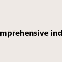 comprehensive index是什么意思