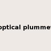 optical plummet是什么意思