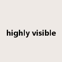 highly visible是什么意思