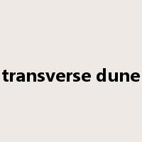 transverse dune是什么意思
