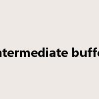 intermediate buffer是什么意思