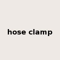 hose clamp是什么意思