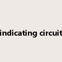 indicating circuit是什么意思