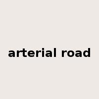 arterial road是什么意思