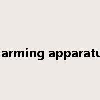 alarming apparatus是什么意思