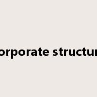 corporate structure是什么意思