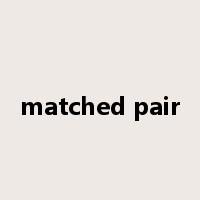 matched pair是什么意思