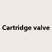Cartridge valve是什么意思
