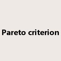 Pareto criterion是什么意思
