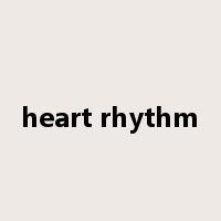heart rhythm是什么意思