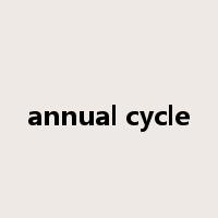 annual cycle是什么意思
