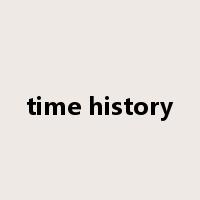 time history是什么意思