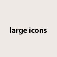 large icons是什么意思