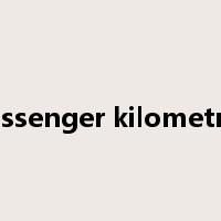 passenger kilometres是什么意思