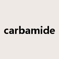 carbamide是什么意思