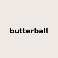 butterball是什么意思