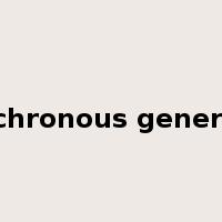synchronous generator是什么意思