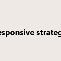 responsive strategy是什么意思
