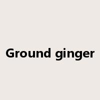Ground ginger是什么意思