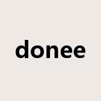 donee是什么意思