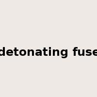 detonating fuse是什么意思