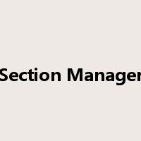 Section Manager是什么意思