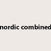 nordic combined是什么意思