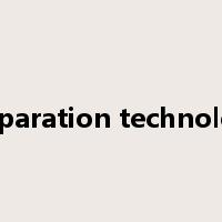 preparation technology是什么意思