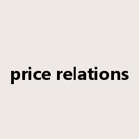 price relations是什么意思